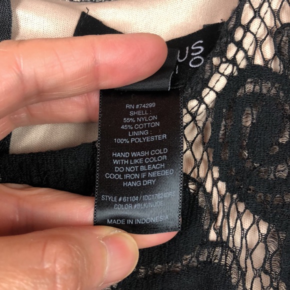 Enfocus Studio Black Lace High Low Dress - Picture 5 of 9